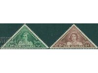 NEW ZEALAND 1945 SG665-66 STATUE PETER PAN HEALTH STAMP MH