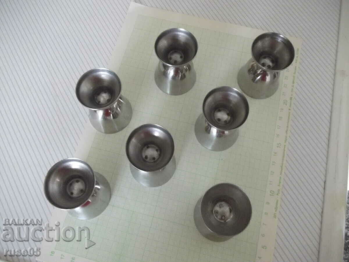 Delivery of Lot of 10 pcs. cups small metal alpaca Delivery of Lot of 10 pcs. cups small metal alpaca