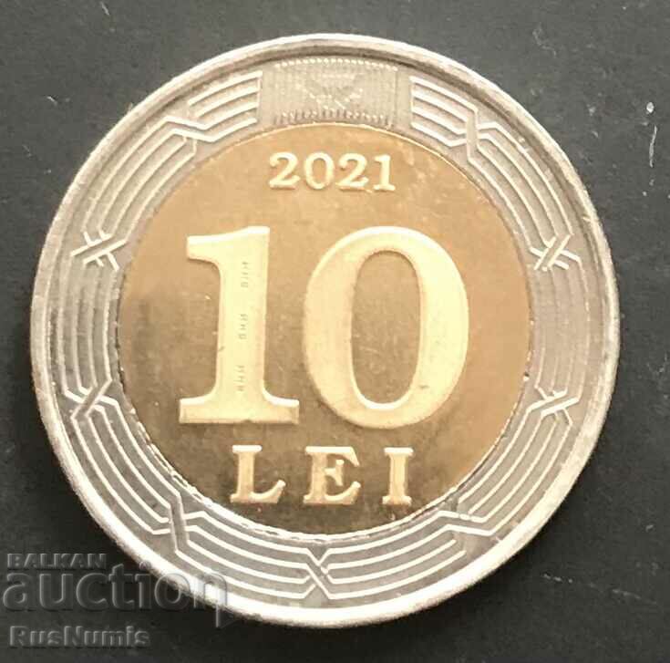 Moldova. 10 lei 2021 30 years National Bank.UNC. with price 6.00 BGN | € 3.07 Moldova. 10 lei 2021 30 years National Bank.UNC. with price 6.00 BGN | € 3.07