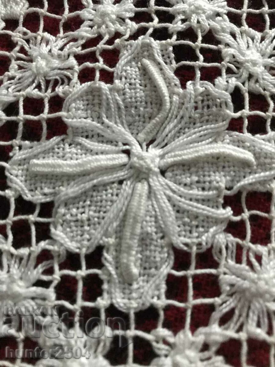 Knitted tablecloth 70/70 cm with price 49.95 BGN | € 25.54 Knitted tablecloth 70/70 cm with price 49.95 BGN | € 25.54