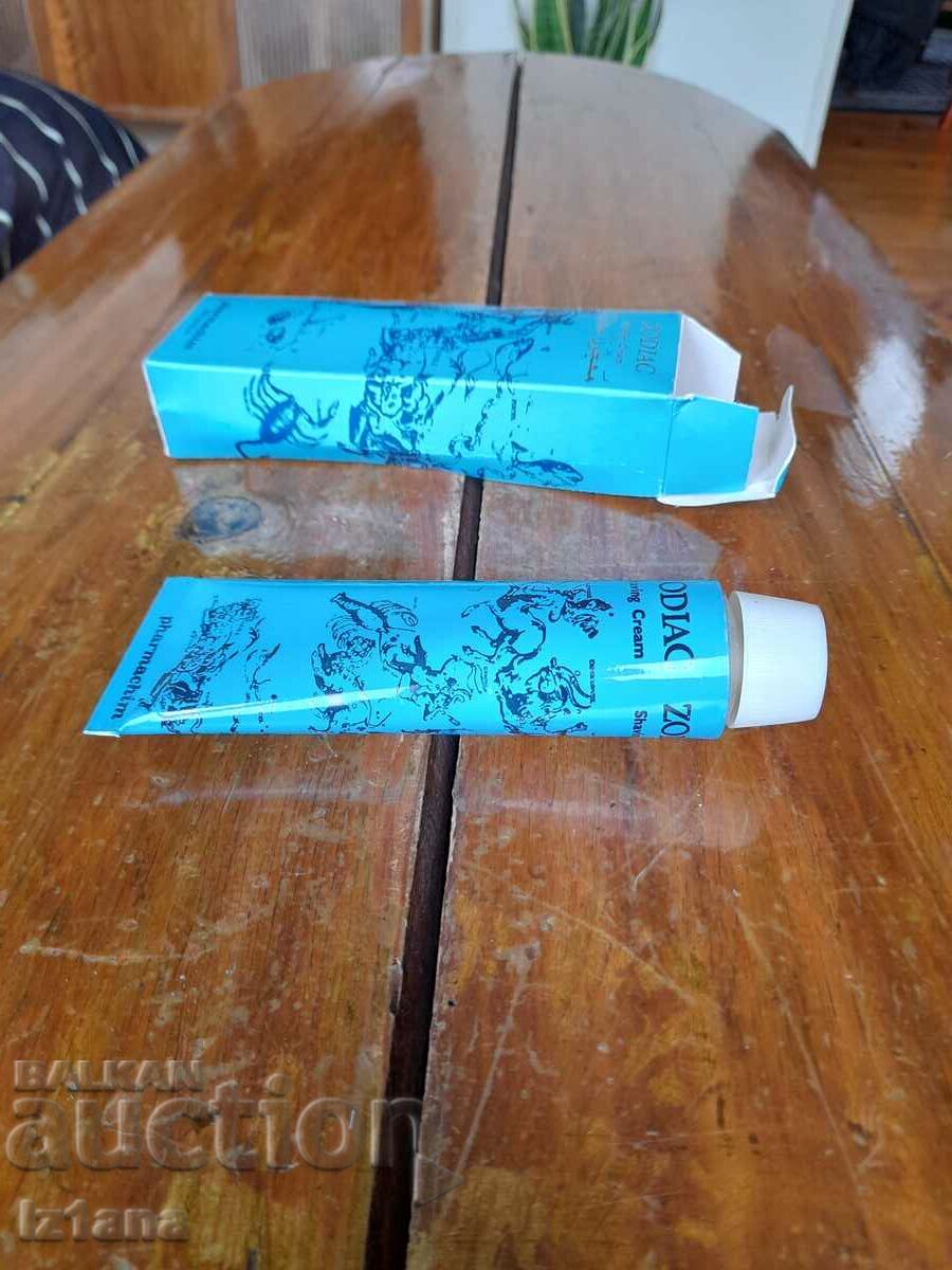 Auction  Old shaving cream Zodiac