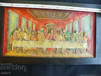 "The Last Supper" picture with a frame