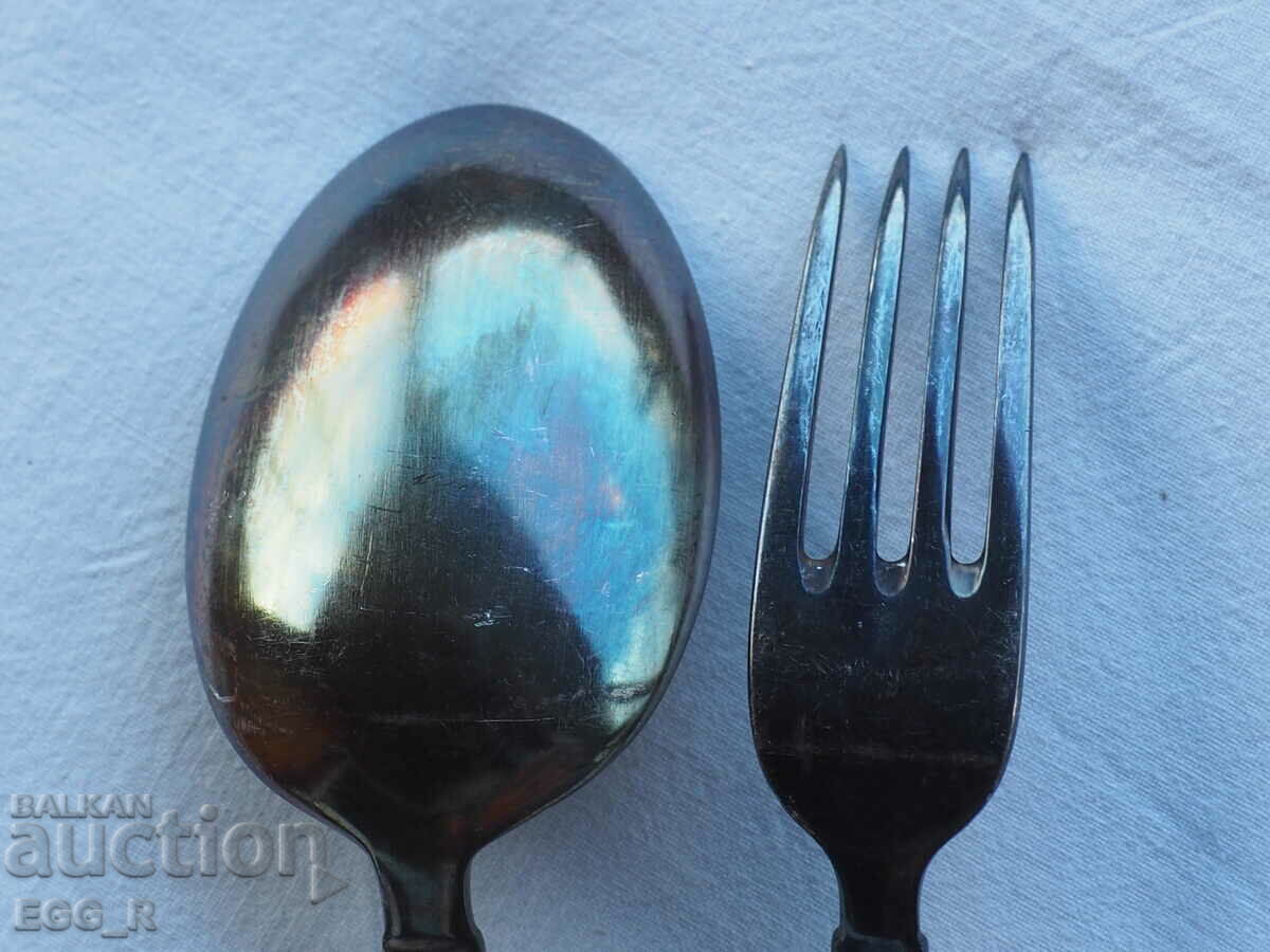 Delivery of Silver-plated Spoon and Fork utensils WMF 90 new solid Delivery of Silver-plated Spoon and Fork utensils WMF 90 new solid