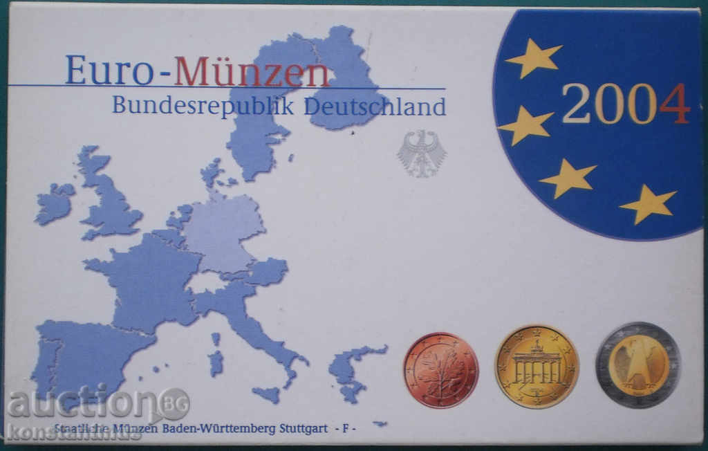 Δημοπρασία Γερμανία Euro Set 2004 F UNC Δημοπρασία Γερμανία Euro Set 2004 F UNC