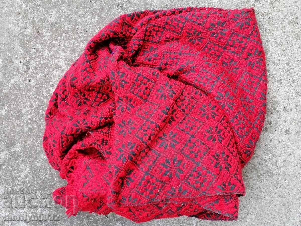 Old coverlet red woolen carpet patterned carpet - 5 Old coverlet red woolen carpet patterned carpet - 5