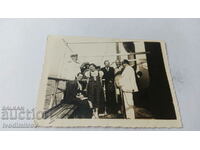 Снимка Офицер мъже и жени на парахода Евдокия 1936