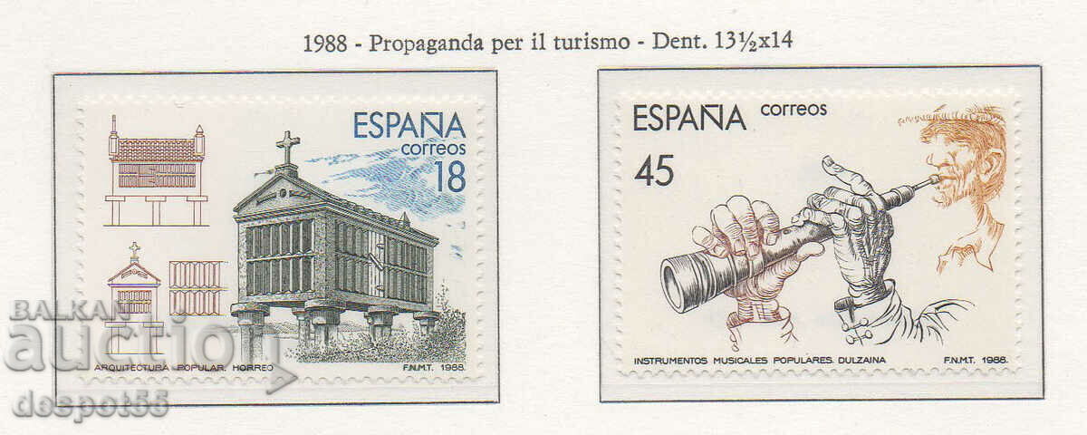 1988. Spain. Tourism.