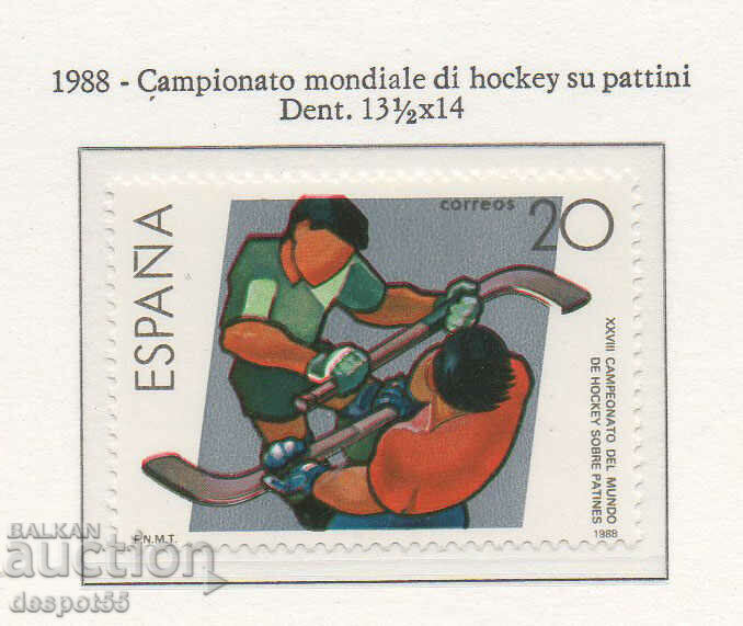 1988. Испания. 28-то Световно първенство по хокей на ролери.