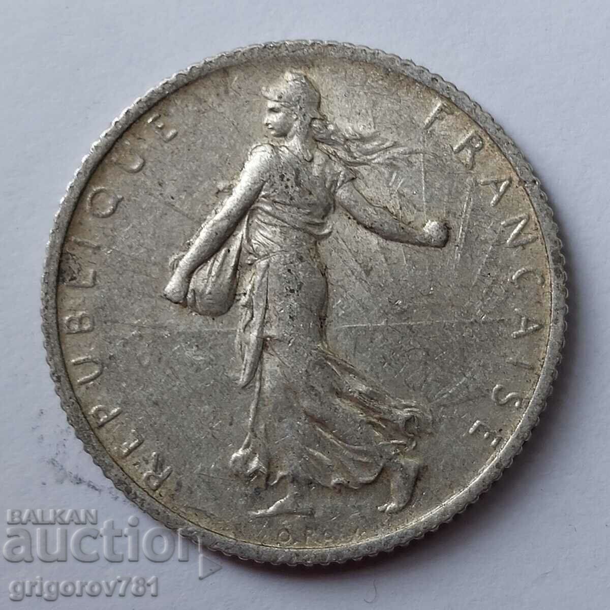 1 franc argint Franța 1915 - monedă de argint №3 cu preț € 6.14 | 12.01 BGN