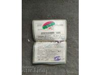 Registration card motor CZ 175 Java