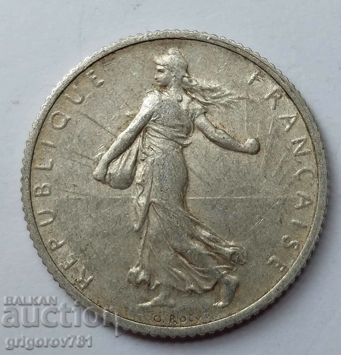 Ασημένιο 1 φράγκου Γαλλία 1918 - ασημένιο νόμισμα №18 με τιμή € 6.14 | 12.01 BGN