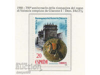 1988. Spania. 750 de ani de la cucerirea Valencia.
