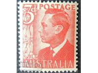 Australia 3d 1950-52 scarlet sg235 MH
