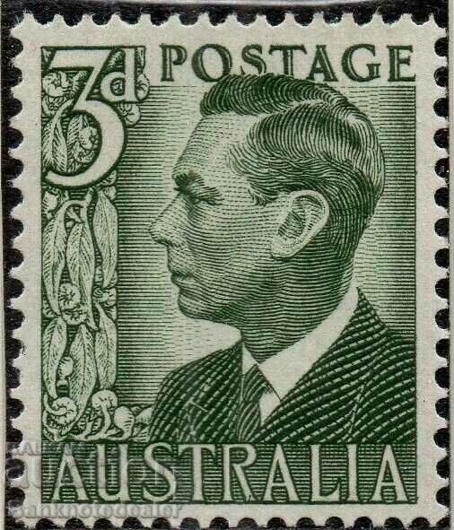 Australia 3d 1950-52 Green MH