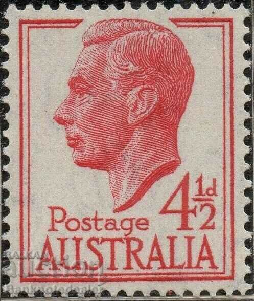 Australia 1950-52 Early Issue Fine Mint Hinged 4.5d