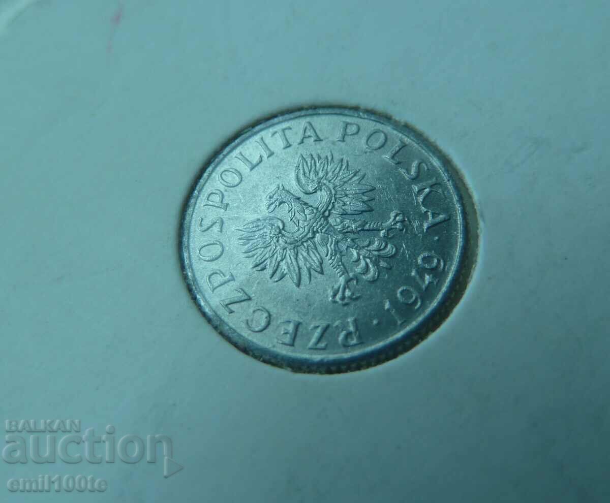 1 penny 1949 Poland - 6