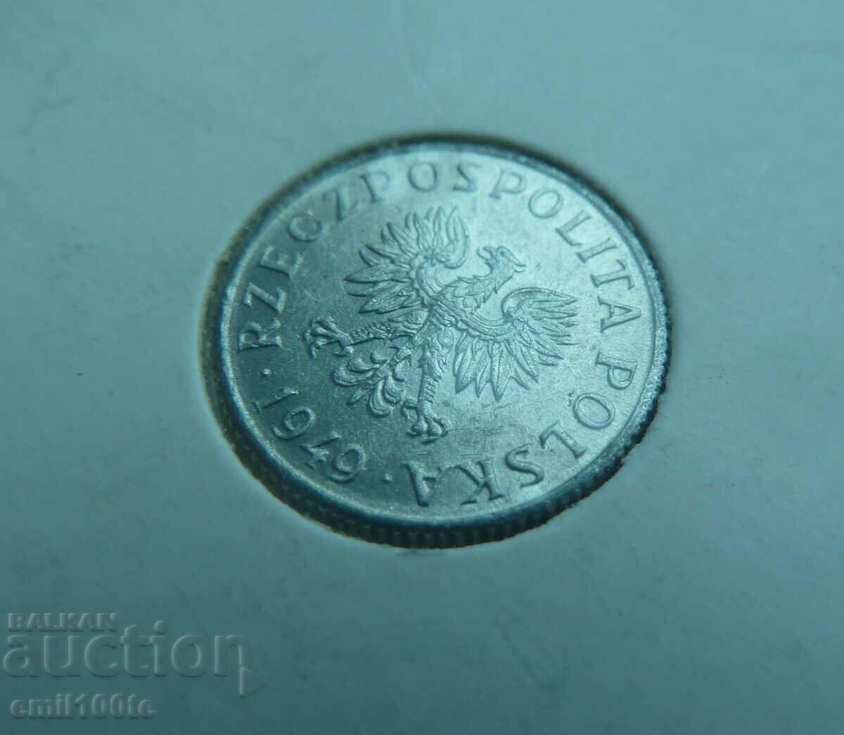 1 penny 1949 Poland - 7