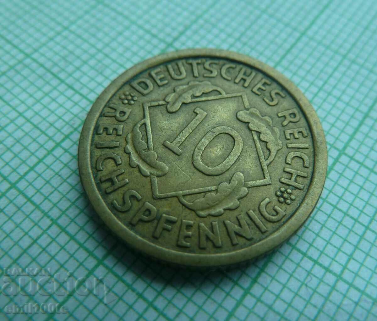 Auction 10 pfennig 1929 Germany Auction 10 pfennig 1929 Germany