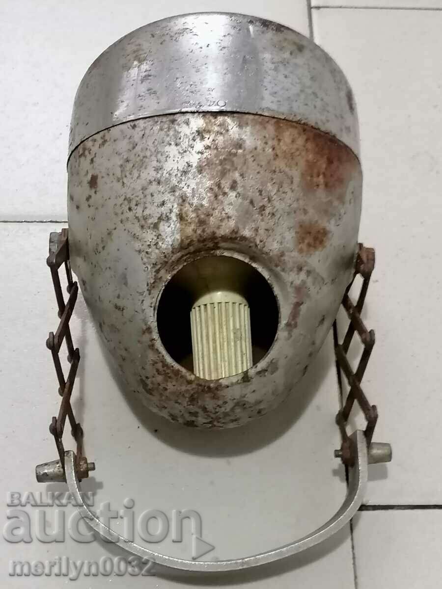 Auction  Old headlight from motorcycle, automobile, car