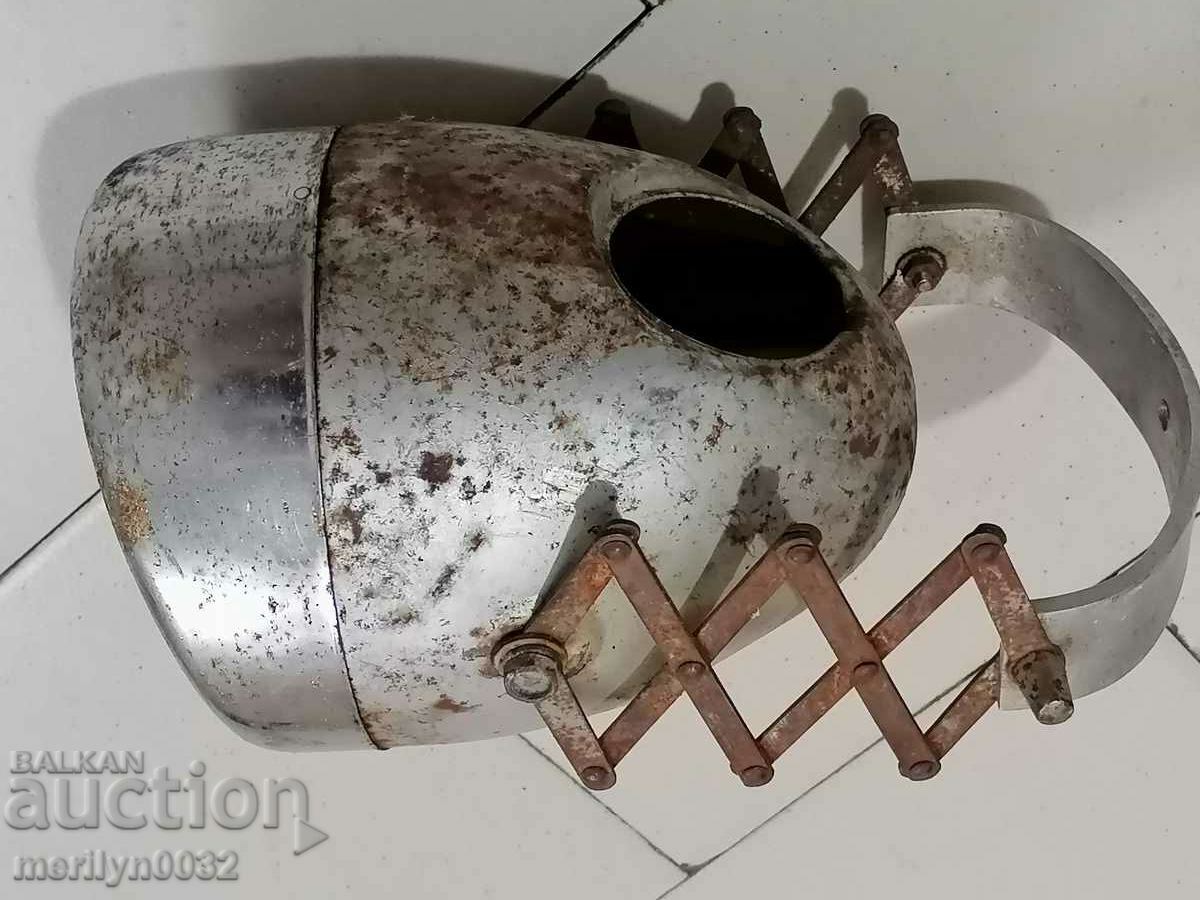 Old headlight from motorcycle, automobile, car - 7