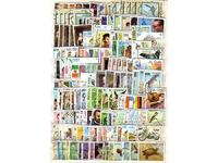 Lot 150 variants with Cuba stamp