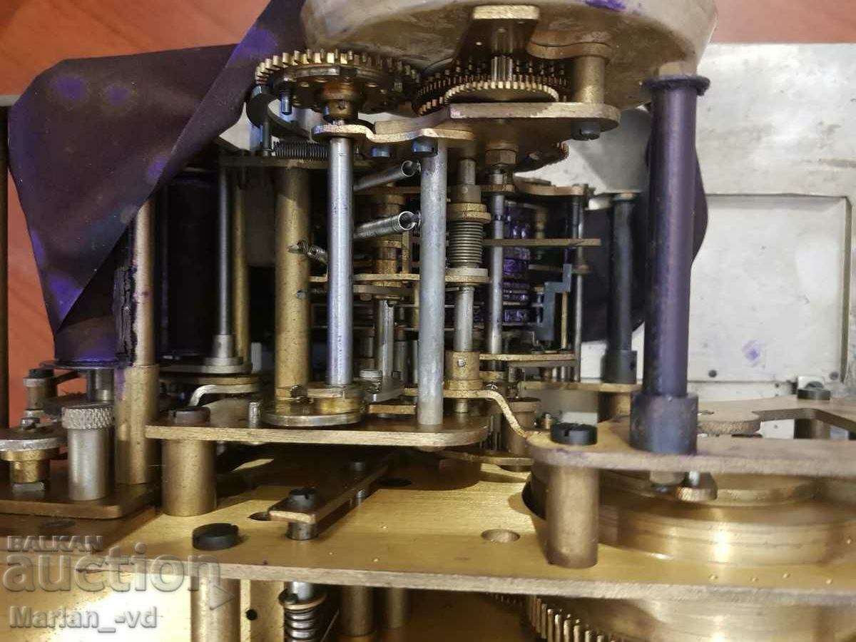 Old machine for attendance at a factory with a watch - 5