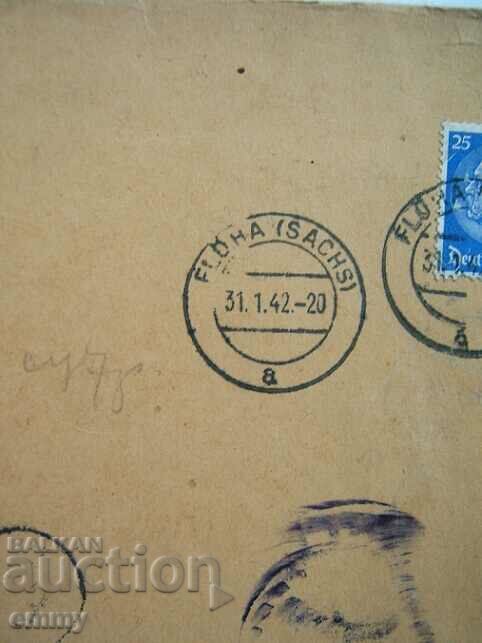 Delivery of Envelope traveled from Germany to Sofia, 1942, stamps Delivery of Envelope traveled from Germany to Sofia, 1942, stamps