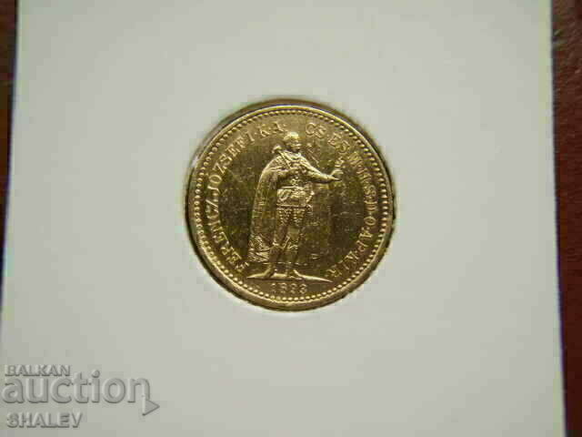 10 Korona 1893 Hungary - AU (Gold) - 6 10 Korona 1893 Hungary - AU (Gold) - 6