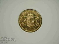 10 Korona 1893 Hungary (10 корона Унгария) - AU (злато)