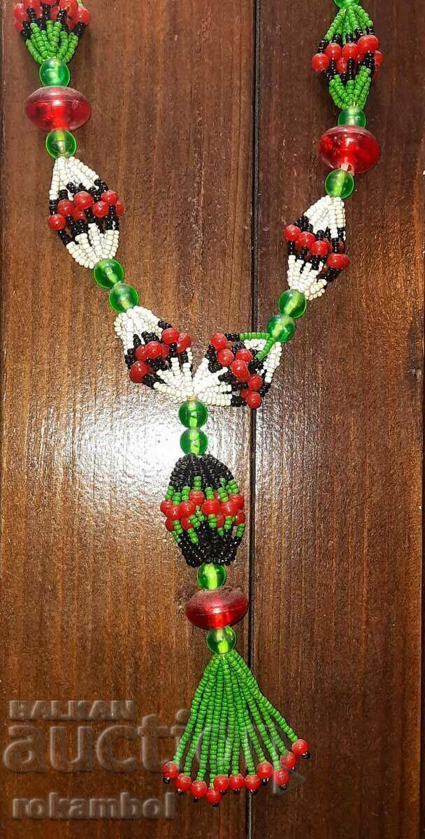 Auction Old ethnographic bead necklace Auction Old ethnographic bead necklace