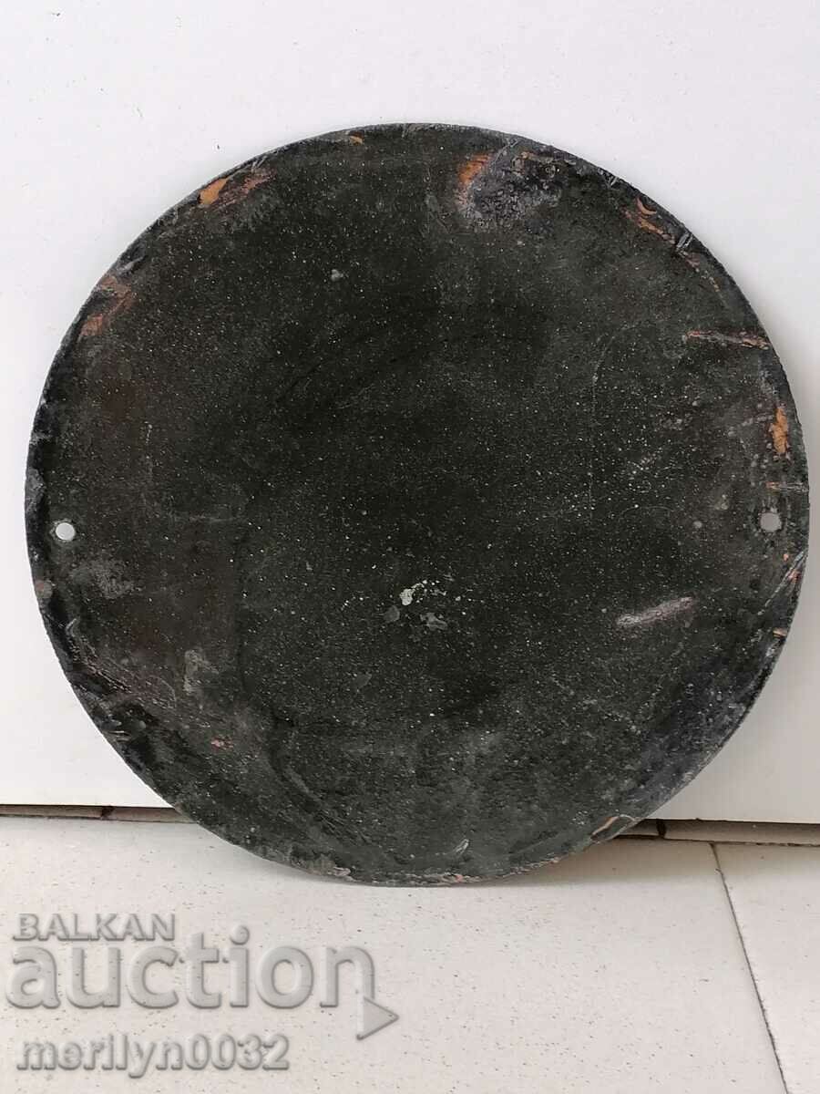 Enamelled social plate, NRB plate with price 23.00 BGN | € 11.76 Enamelled social plate, NRB plate with price 23.00 BGN | € 11.76