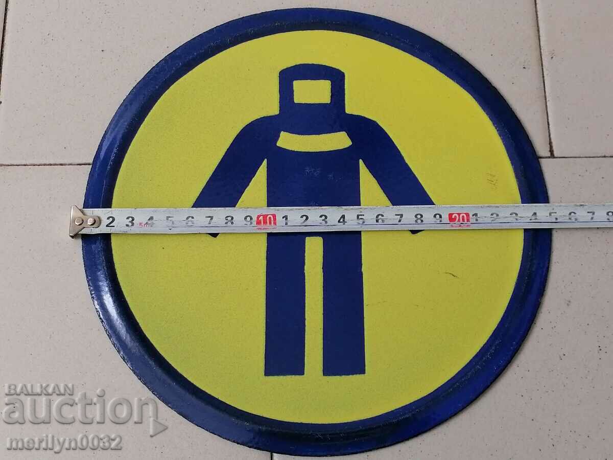 Auction Enamelled social plate, NRB plate Auction Enamelled social plate, NRB plate