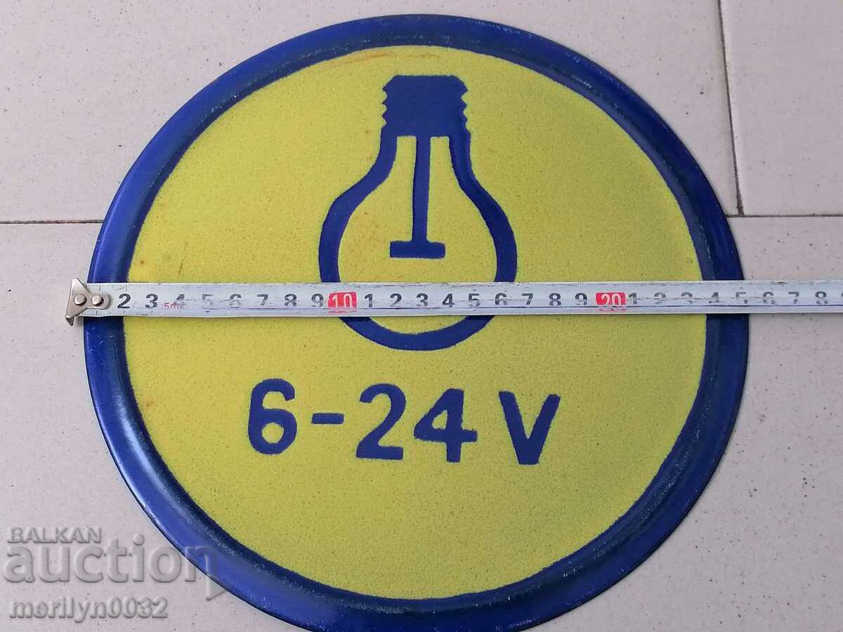 Auction Enamelled social plate, NRB plate Auction Enamelled social plate, NRB plate