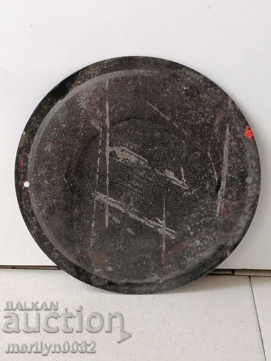 Enamelled social plate, NRB plate with price 23.00 BGN | € 11.76 Enamelled social plate, NRB plate with price 23.00 BGN | € 11.76