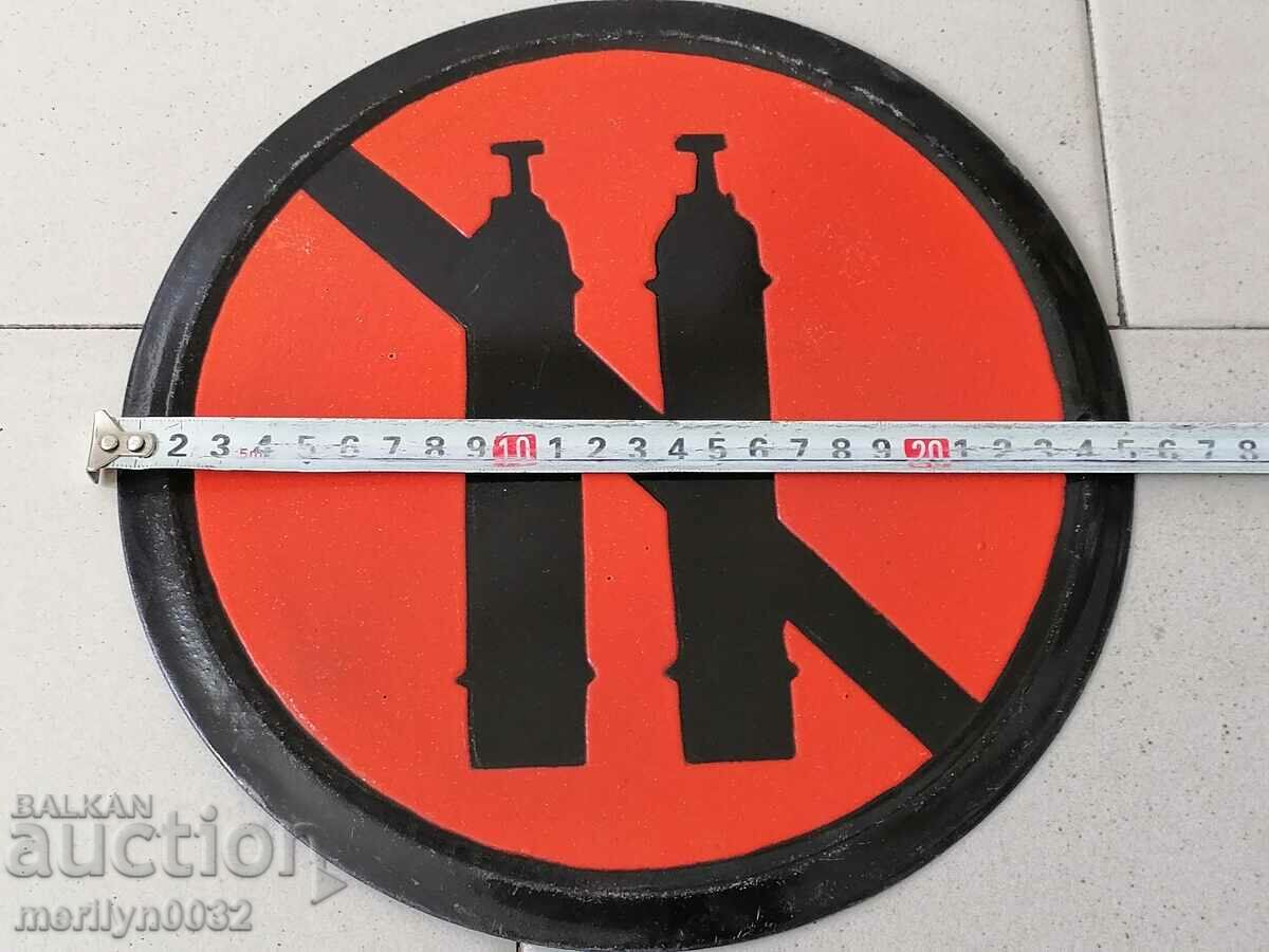 Auction Enamelled social plate, NRB plate Auction Enamelled social plate, NRB plate