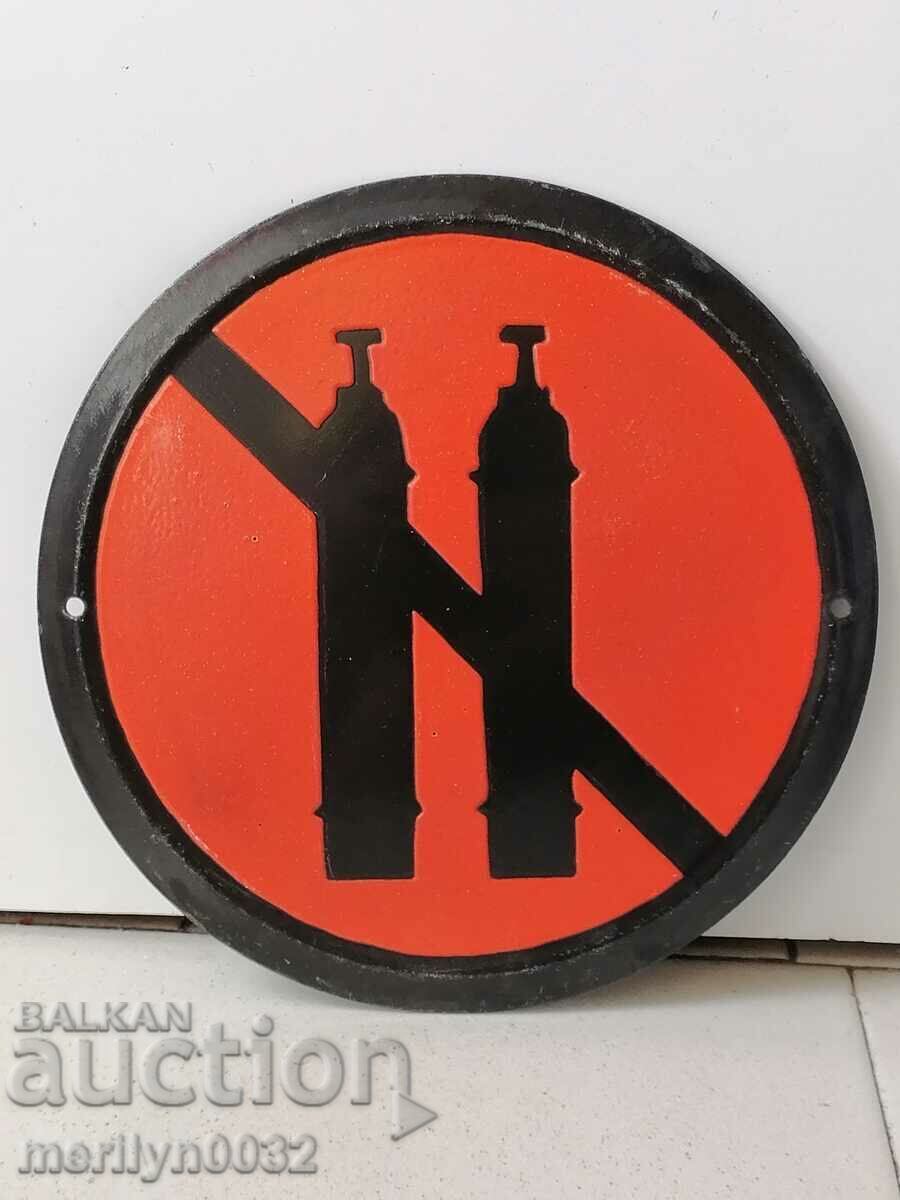 Placa sociala emailata, placa NRB Placa sociala emailata, placa NRB