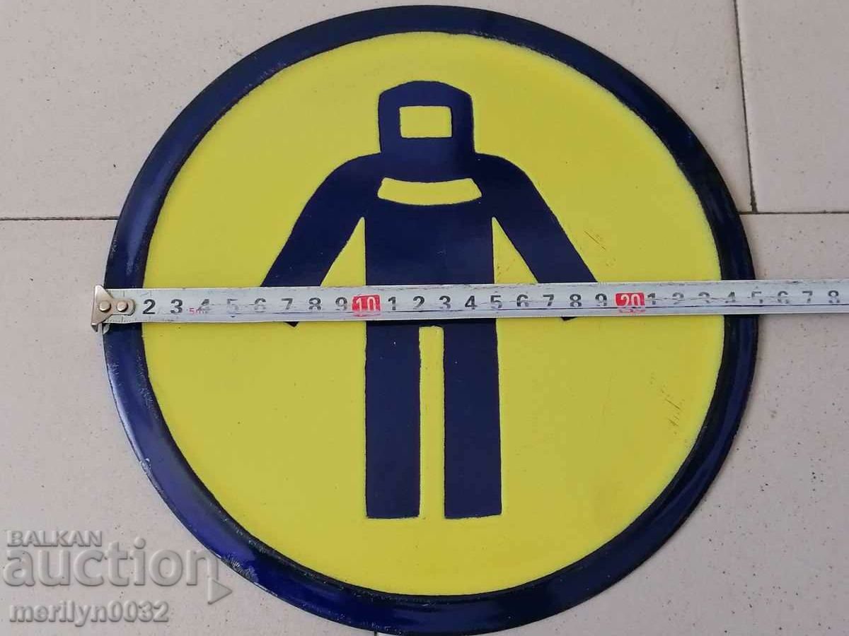 Auction Enamelled social plate, NRB plate Auction Enamelled social plate, NRB plate