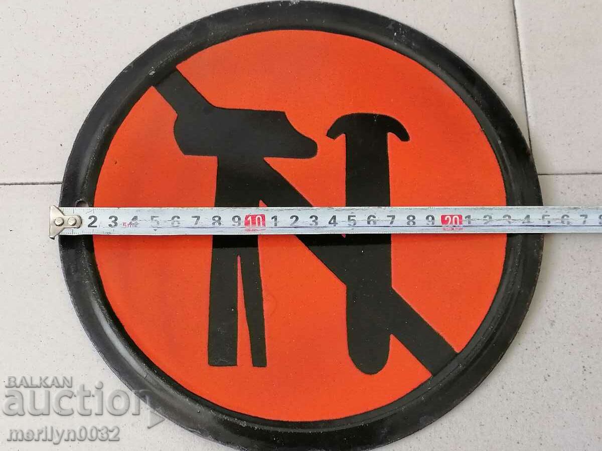 Auction Enamelled social plate, NRB plate Auction Enamelled social plate, NRB plate