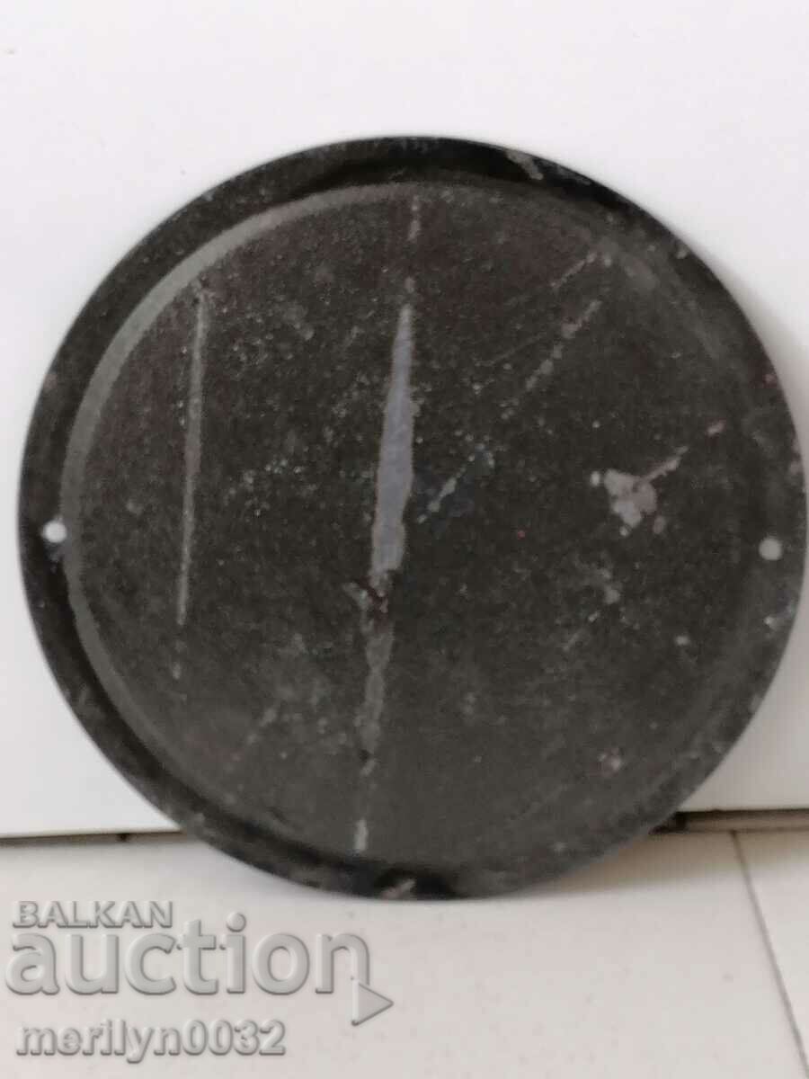 Enamelled social plate, NRB plate with price 23.00 BGN | € 11.76 Enamelled social plate, NRB plate with price 23.00 BGN | € 11.76