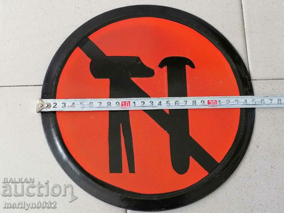 Auction Enamelled social plate, NRB plate Auction Enamelled social plate, NRB plate