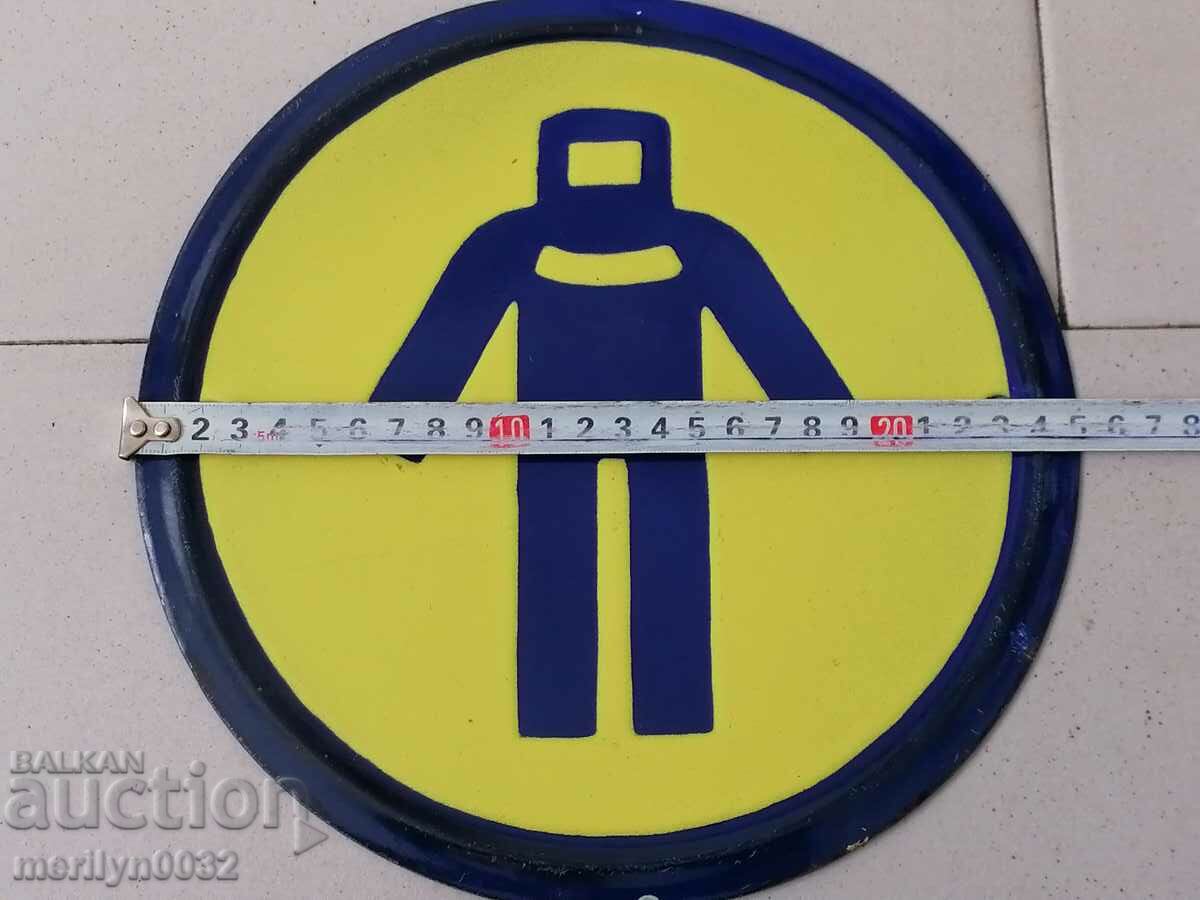 Auction Enamelled social plate, NRB plate Auction Enamelled social plate, NRB plate