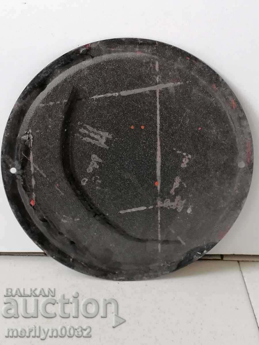 Enamelled social plate, NRB plate with price 23.00 BGN | € 11.76 Enamelled social plate, NRB plate with price 23.00 BGN | € 11.76