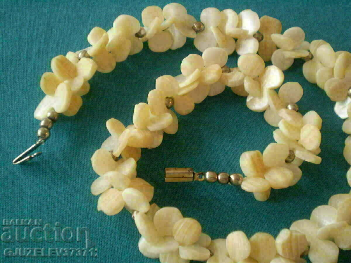old women's pearl necklace handmade 50s - 5 old women's pearl necklace handmade 50s - 5