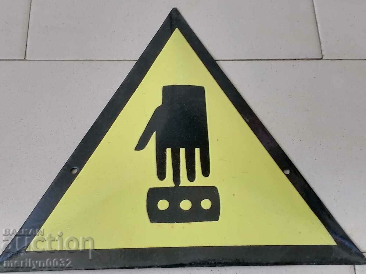 Enamel social plate, NRB plate - 5