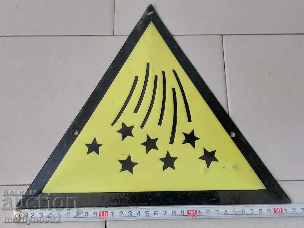 Licitație Placă socială emailată, placă NRB