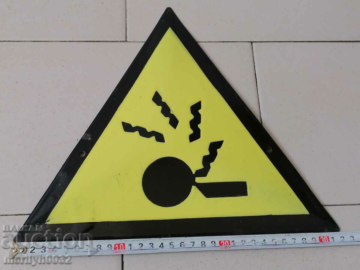 Enamelled social plate, NRB plate with price 23.00 BGN | € 11.76 Enamelled social plate, NRB plate with price 23.00 BGN | € 11.76