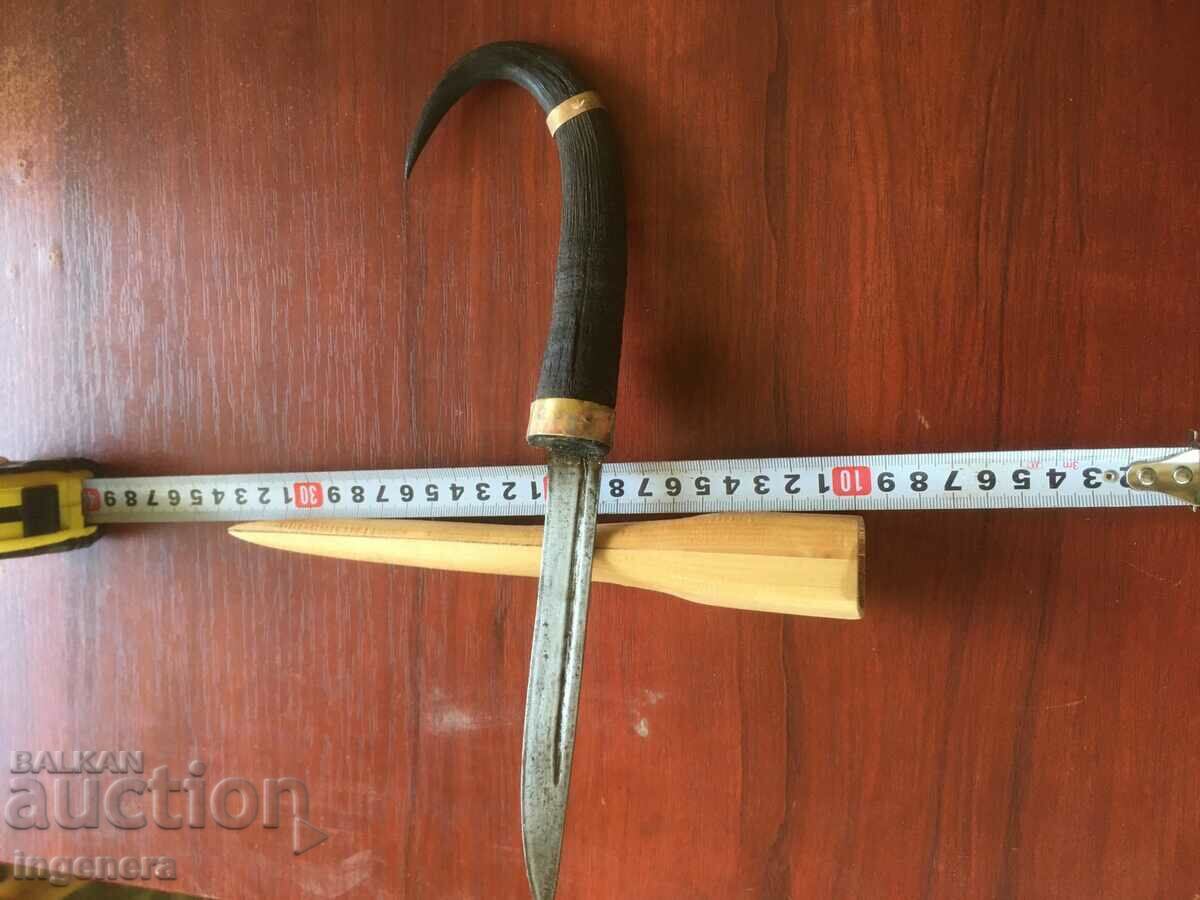 Delivery of BLADE BLADE WITH HANDLE HORN HANDLE AND WOODEN KAN Delivery of BLADE BLADE WITH HANDLE HORN HANDLE AND WOODEN KAN