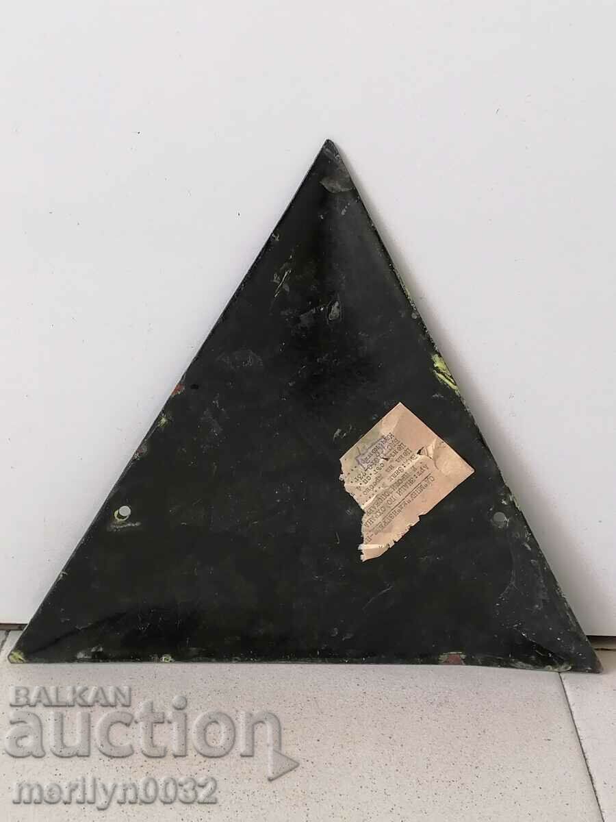 Auction  Enamel social plate, NRB plate