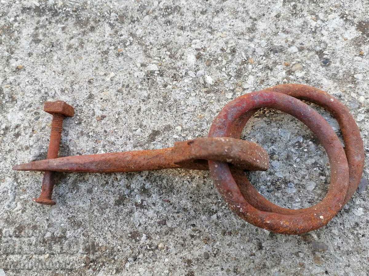 Metal rings, wrought iron for a wagon - 7 Metal rings, wrought iron for a wagon - 7