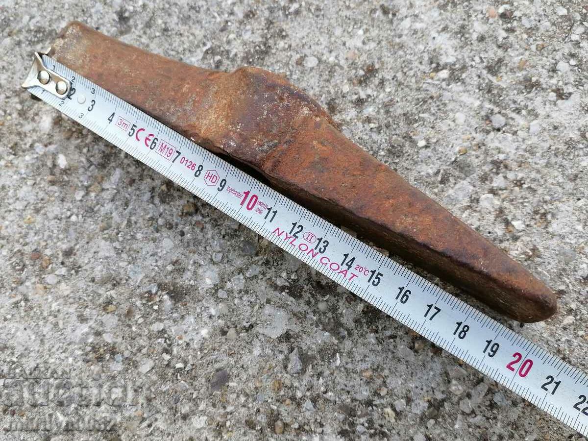 Old Bulgarian hammer hammer tool forged wrought iron - 7 Old Bulgarian hammer hammer tool forged wrought iron - 7